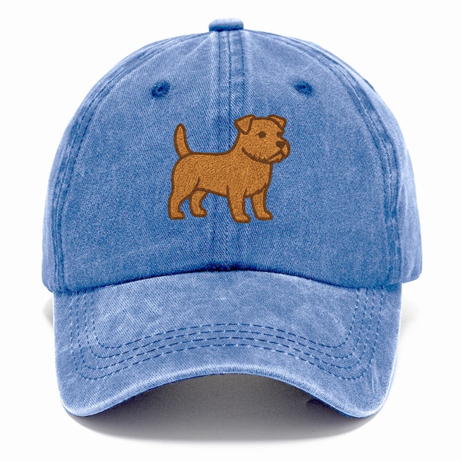 Norfolk Terrier Red Colored Pose Hat