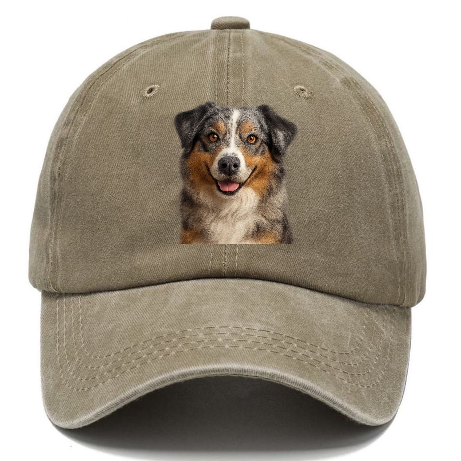 australian shepherd portrait design Hat