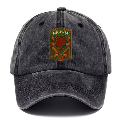nigeria map Hat