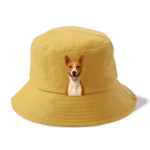 Basenji Portrait Design Bucket Hat