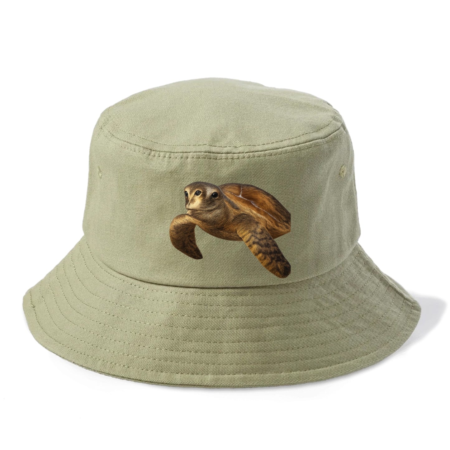 sea turtle portrait design Hat