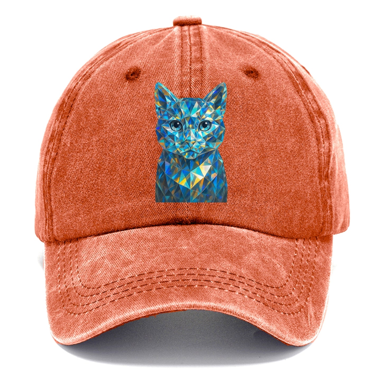 crystal prism portrait design Hat