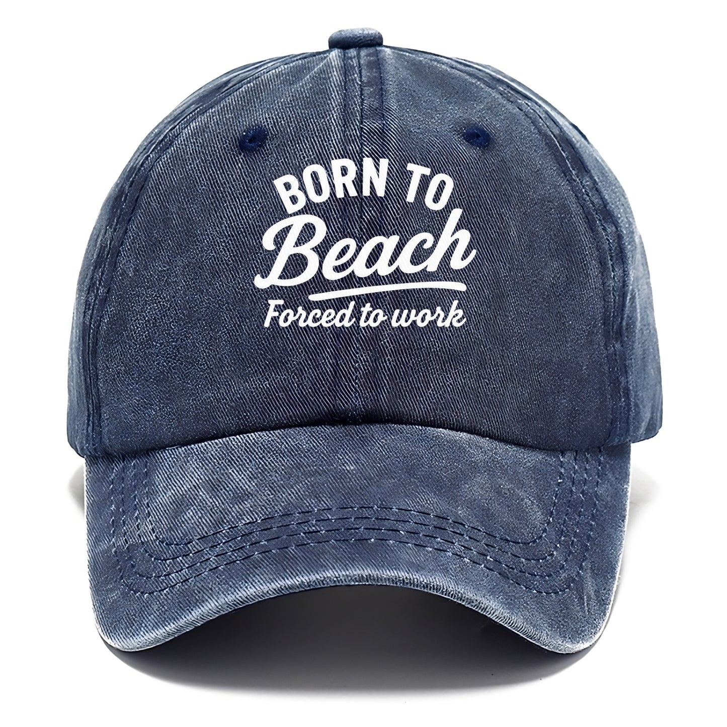 born to beach work Hat