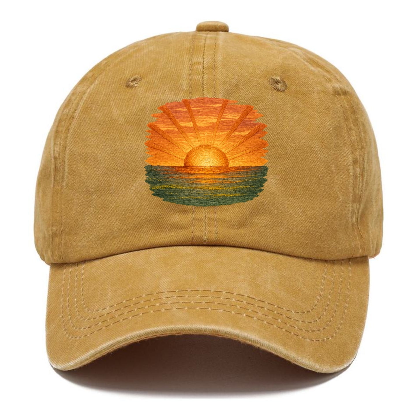 golden hour hues Hat