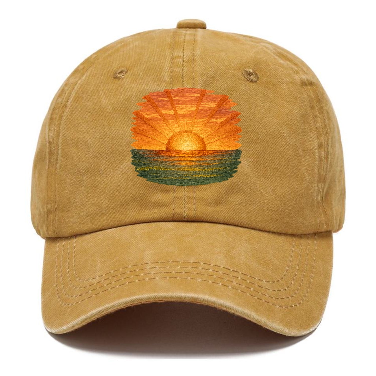 golden hour hues Hat