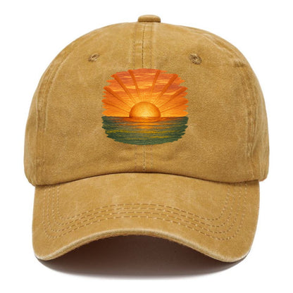 golden hour hues Hat