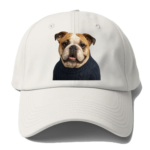 Bulldog Cozy Charmer Baseball Cap For Big Heads
