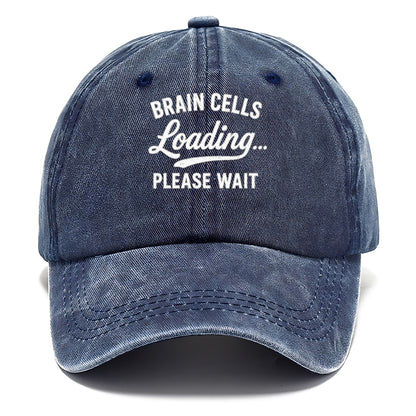 brain cells loading funny design Hat