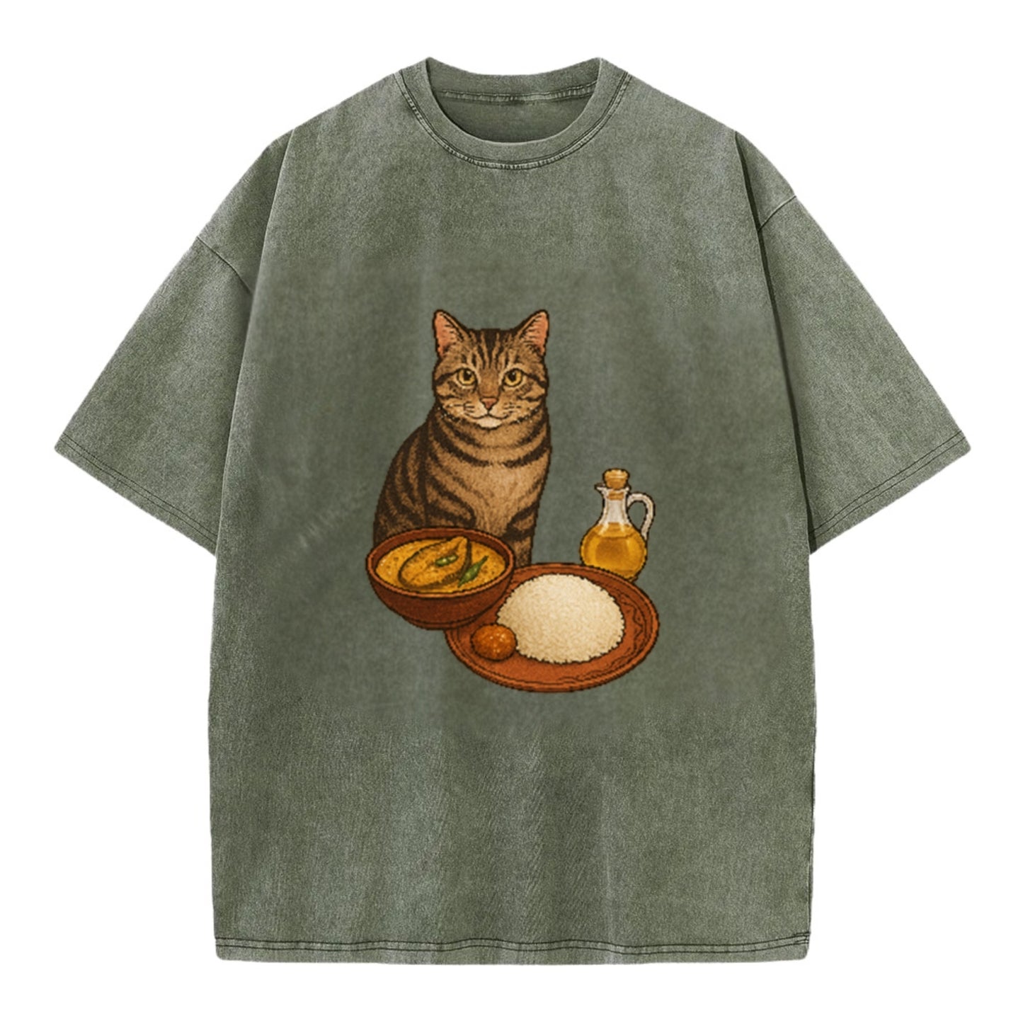 bengali-fish-curry-cat-charm Hat