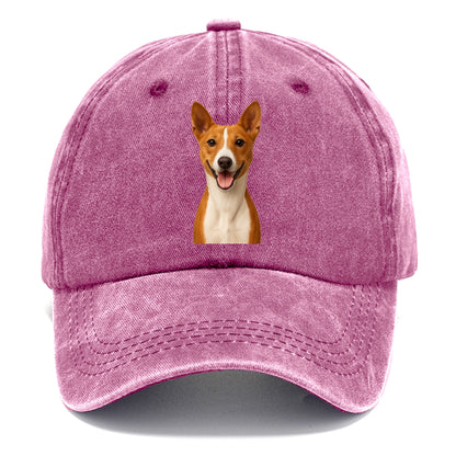 basenji portrait design Hat