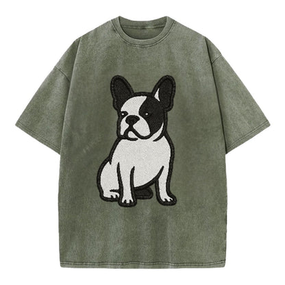 french-bulldog-black-white-charming-pose Hat