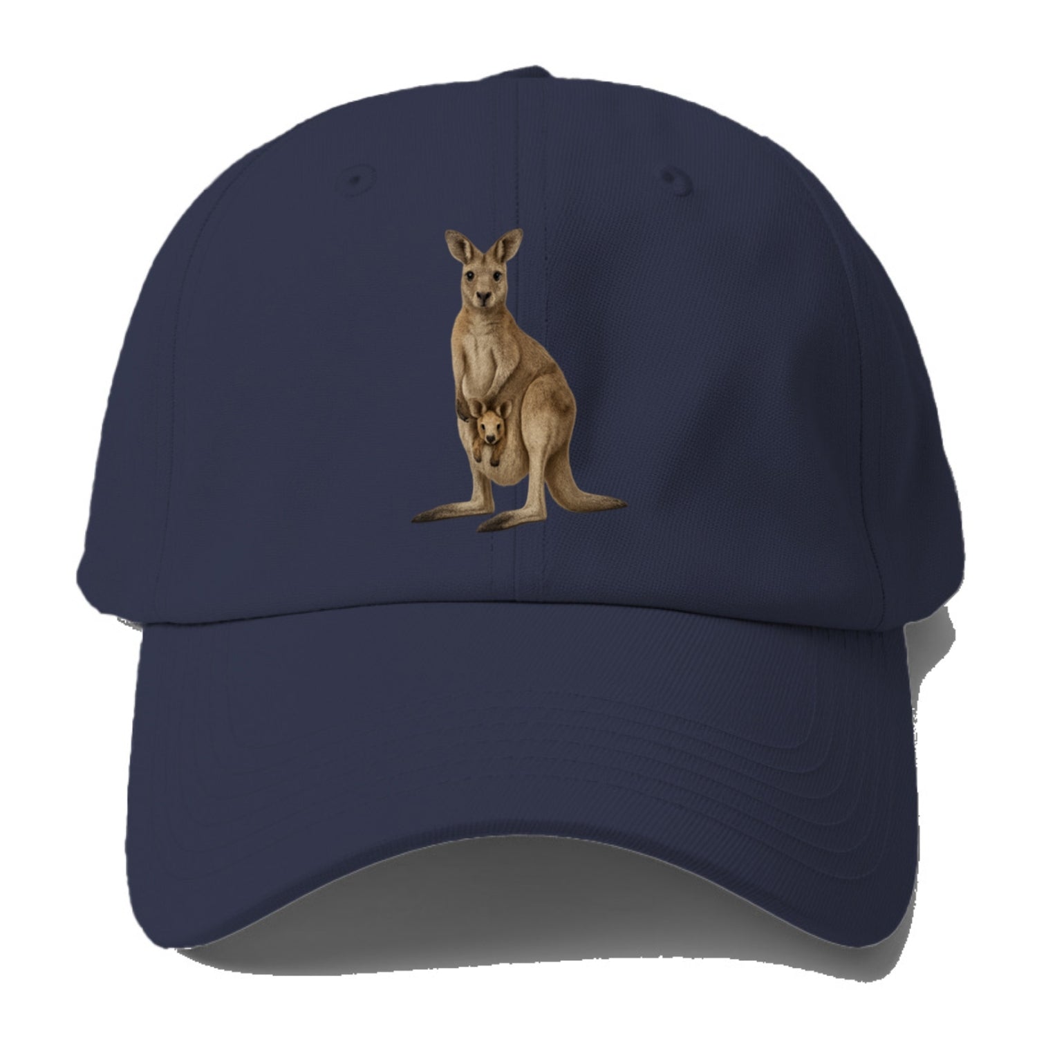realistic kangaroo mother and joey Hat