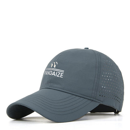 Pandaize Unisex Quick-Dry Mesh Baseball Cap – Lightweight Nylon Sun Protection Hat for Summer