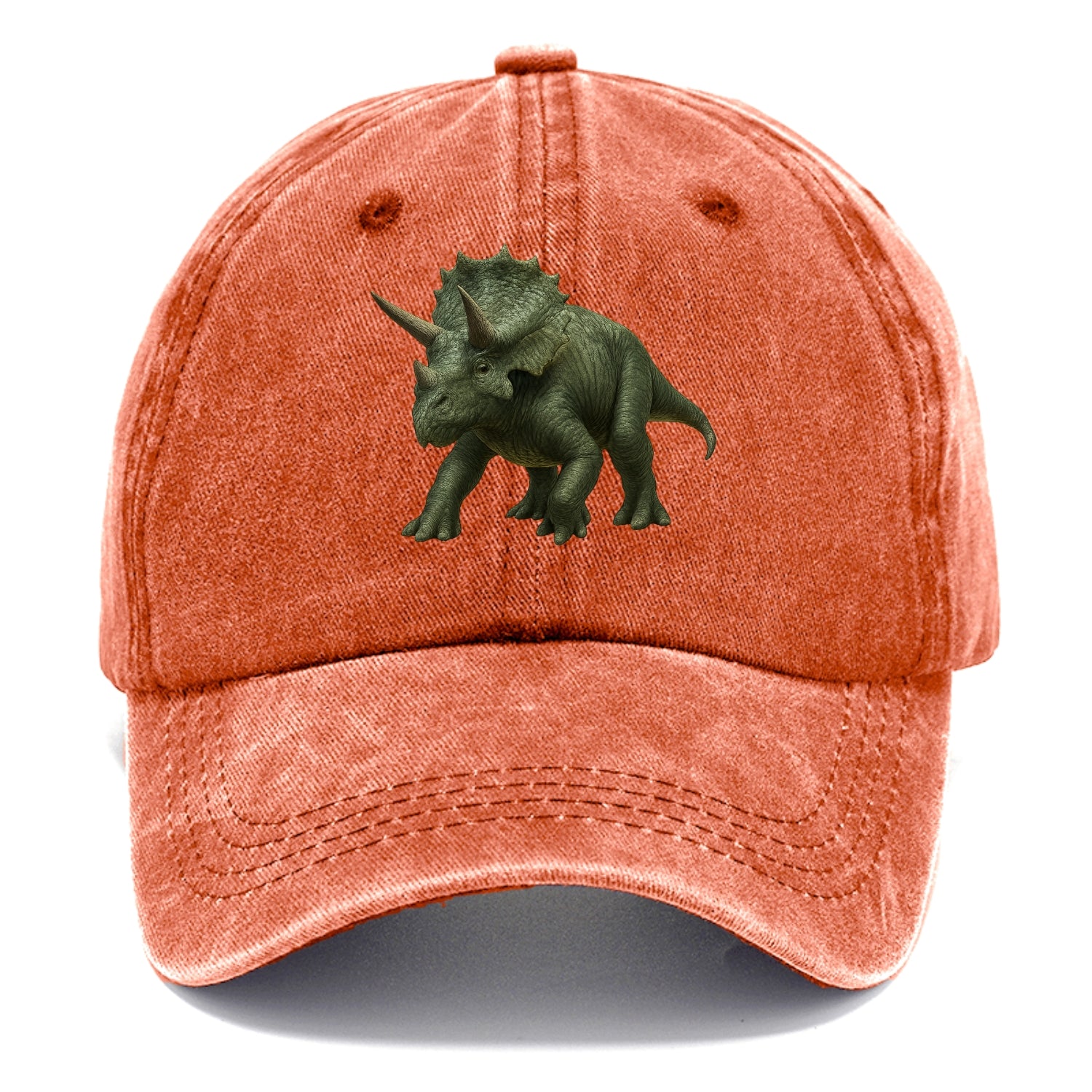 majestic triceratops rendered with precision Hat