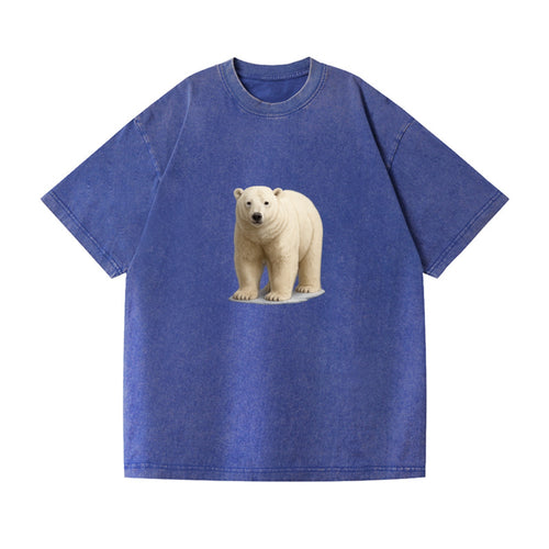 Majestic Polar Bear Front Portrait Vintage T-shirt