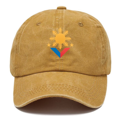 philippines flag sun and Hat