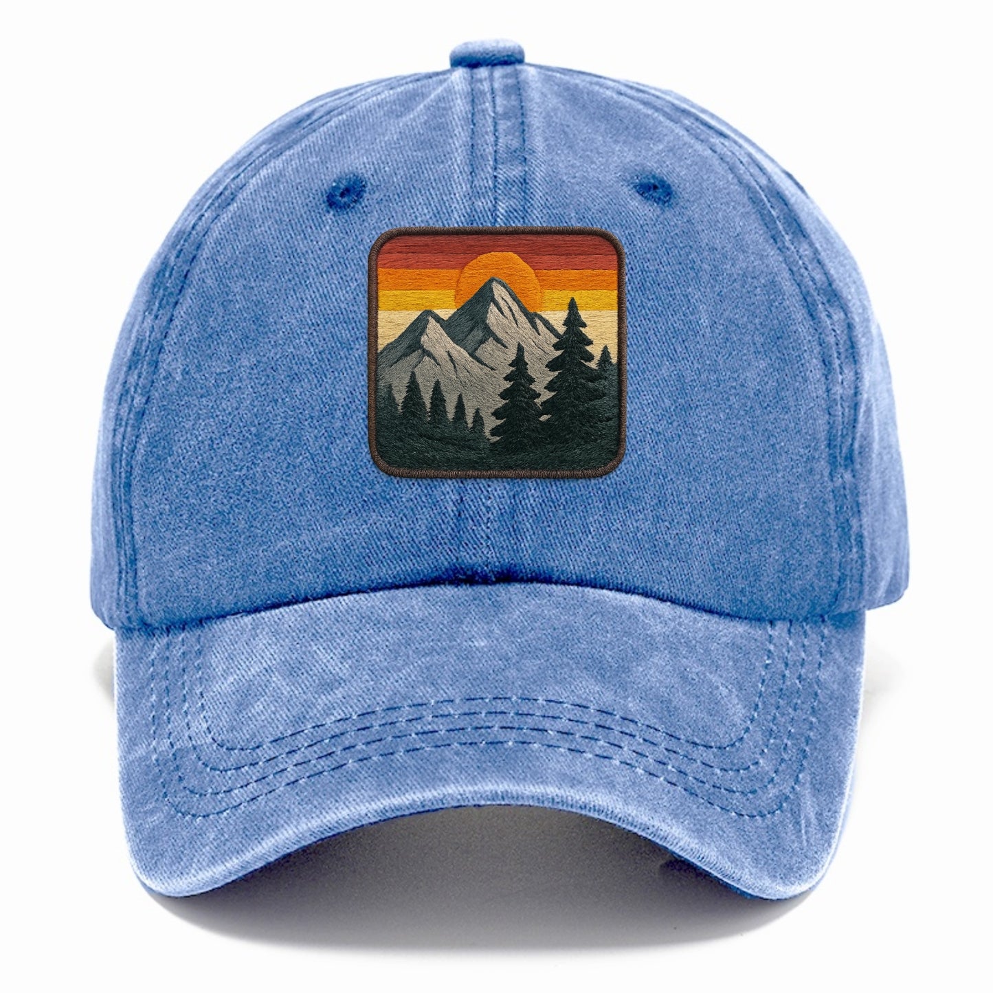 mountain sunset hues Hat