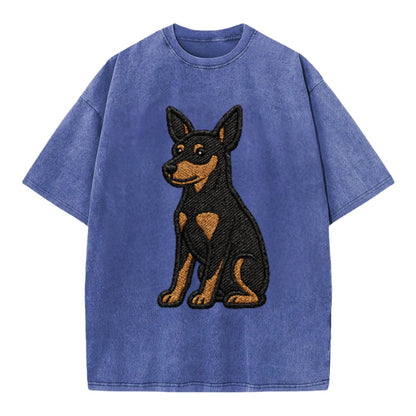 miniature-pinscher-black-tan-regal-poise Hat