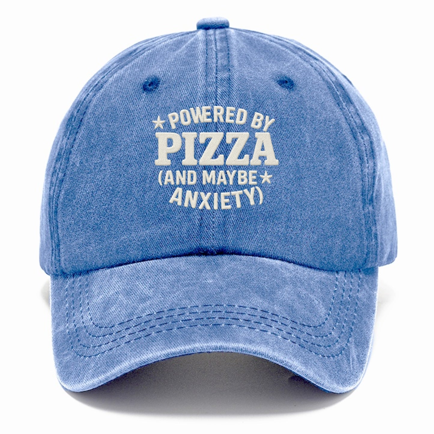 powered by pizza and maybe anxiety Hat