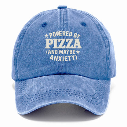 powered by pizza and maybe anxiety Hat