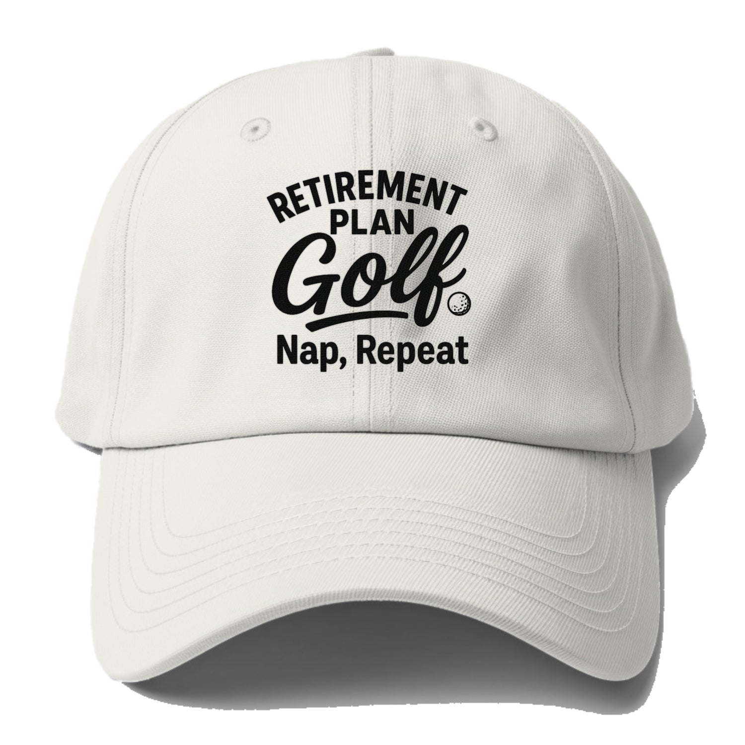 retirement golf nap repeat plan Hat