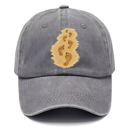 golden steps on sandy shores Hat