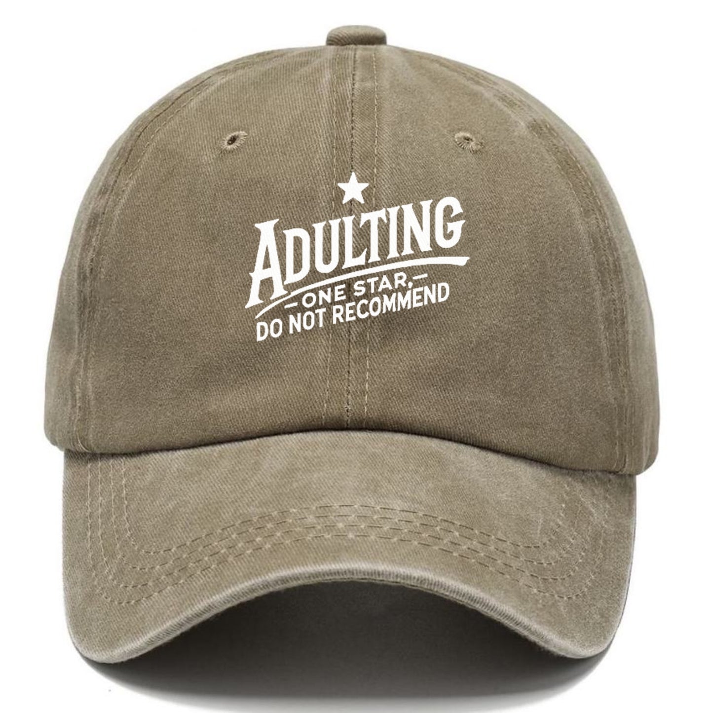 adulting one star do not recommend Hat