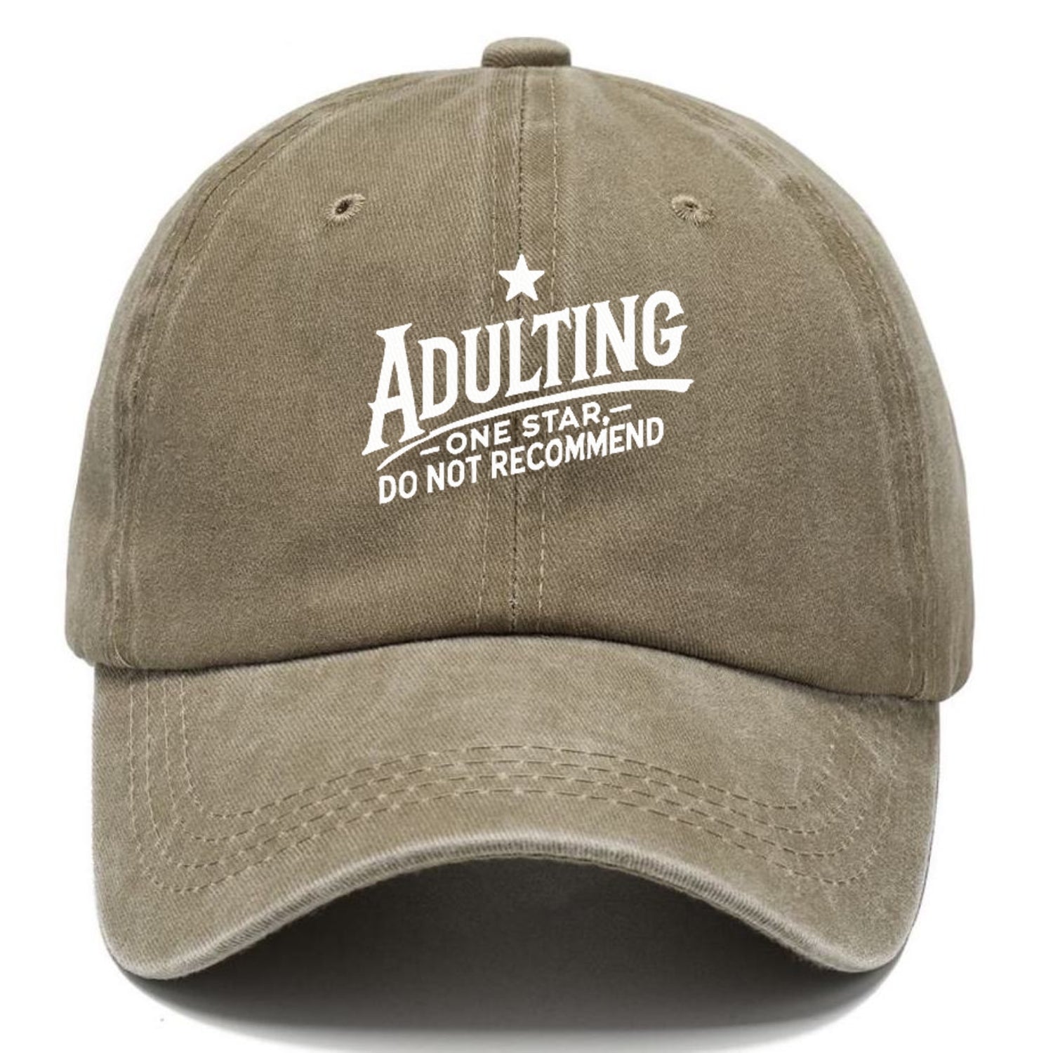 adulting one star do not recommend Hat