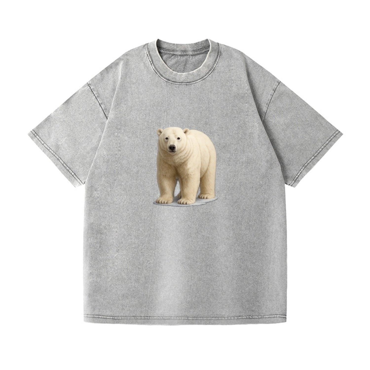 majestic polar bear front portrait Hat