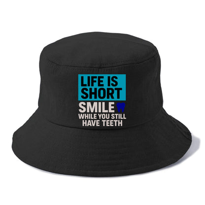 life short smile while Hat