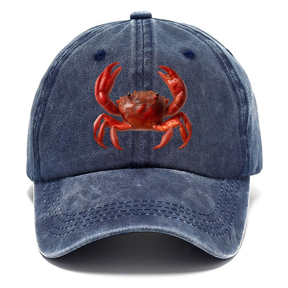 crab portrait design Hat