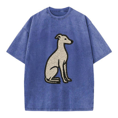 Italian Greyhound Gray Sitting Pose Hat
