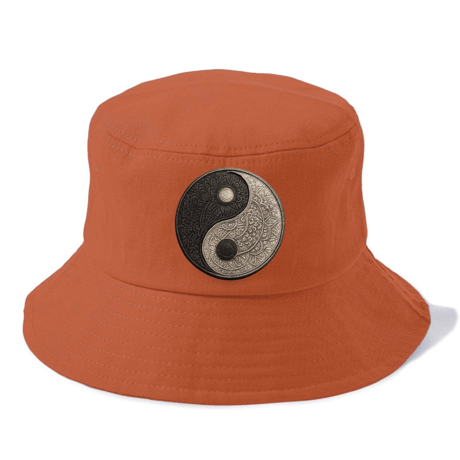 mandala yin yang pattern Hat