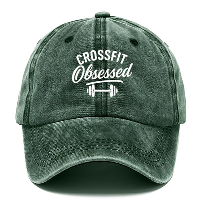 crossfit obsessed fitness graphic design Hat