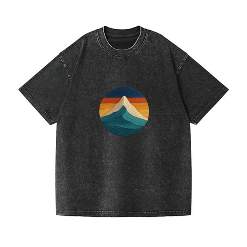 Mountain Landscape Design Vintage T-shirt