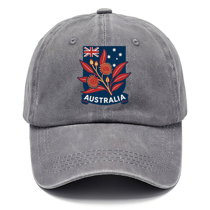 Australian Floral Patriotic Hat