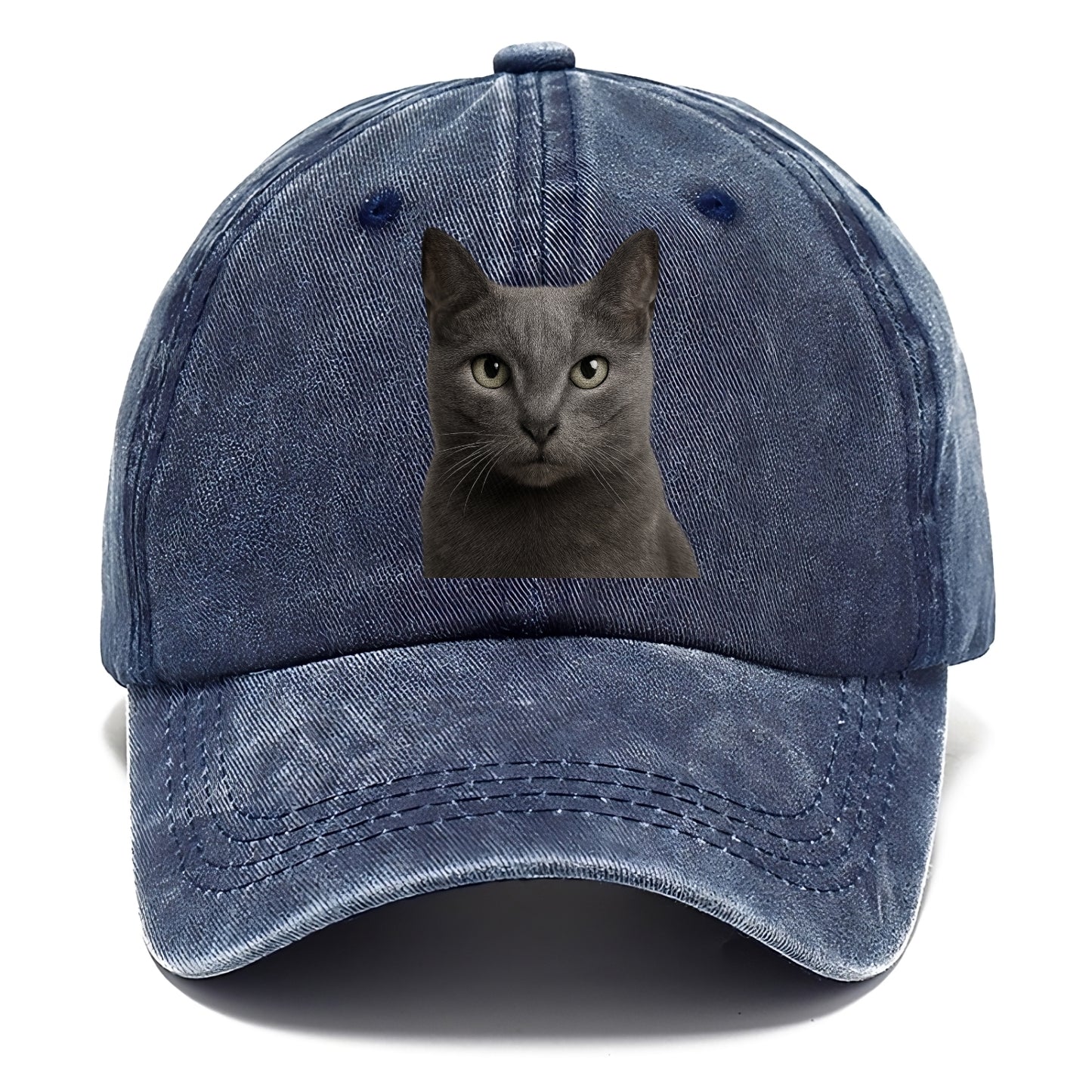 russian blue portrait design Hat