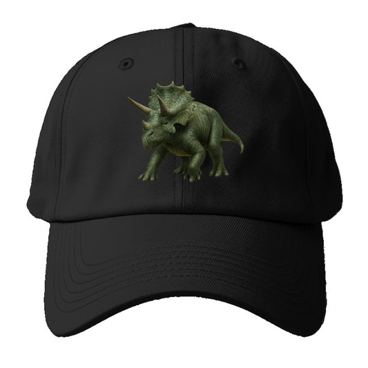 detailed triceratops in verdant light Hat