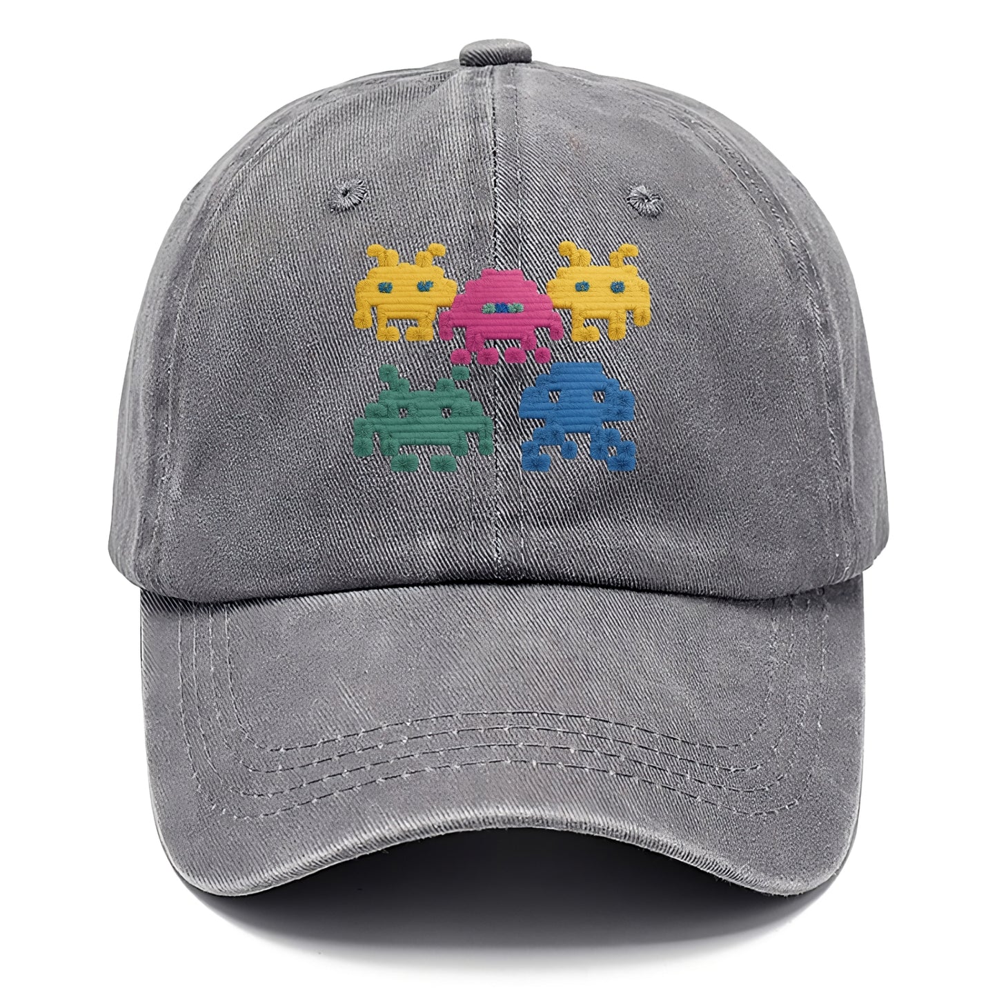 yarn pixel invasion collection Hat