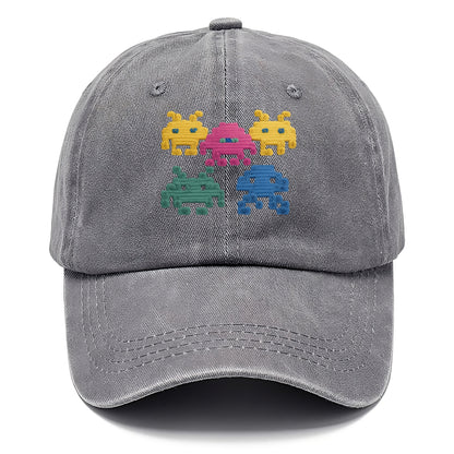 yarn pixel invasion collection Hat