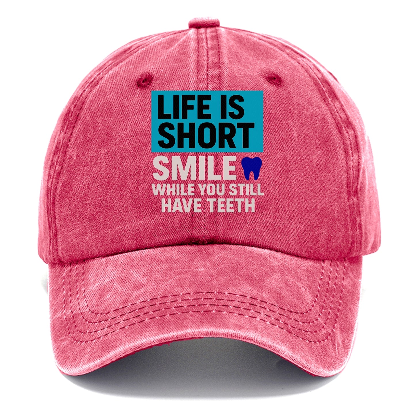 life short smile while Hat