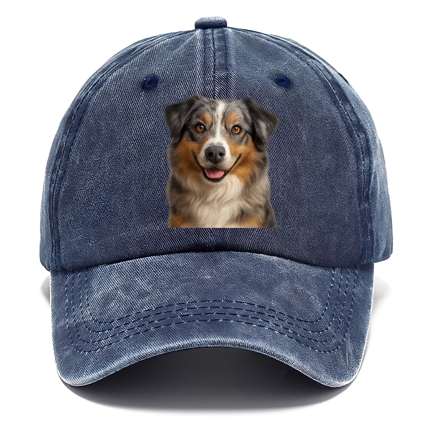 australian shepherd portrait design Hat