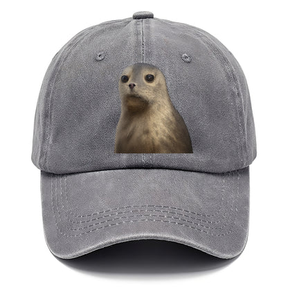 seal portrait design Hat