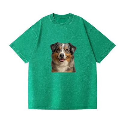 australian shepherd portrait design Hat