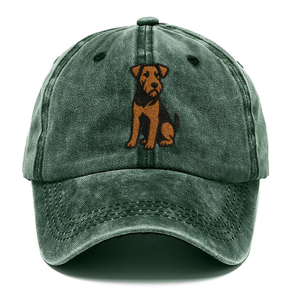 Airedale Terrier Black And Tan Design Hat