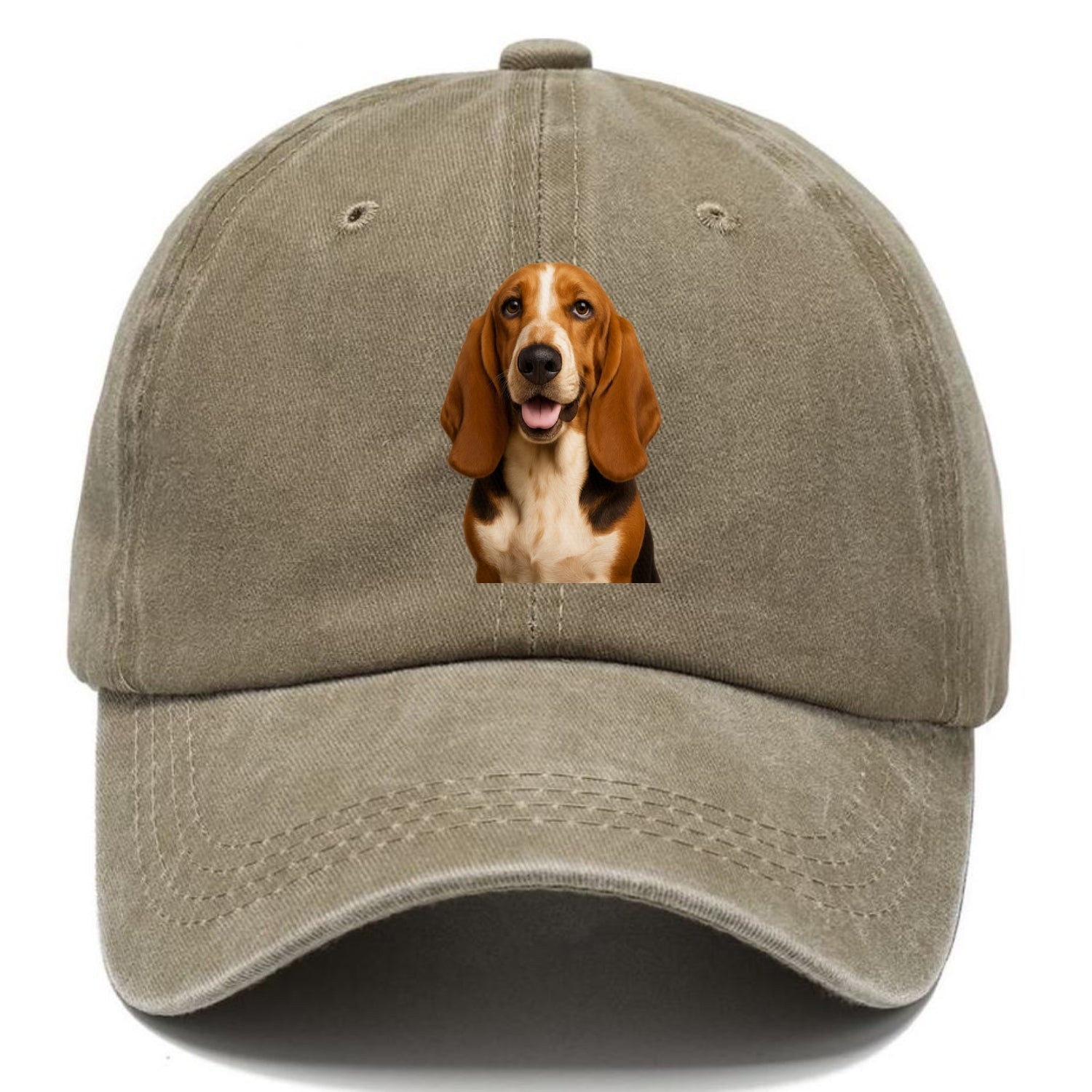 basset hound portrait design Hat