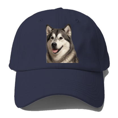 alaskan malamute portrait design Hat