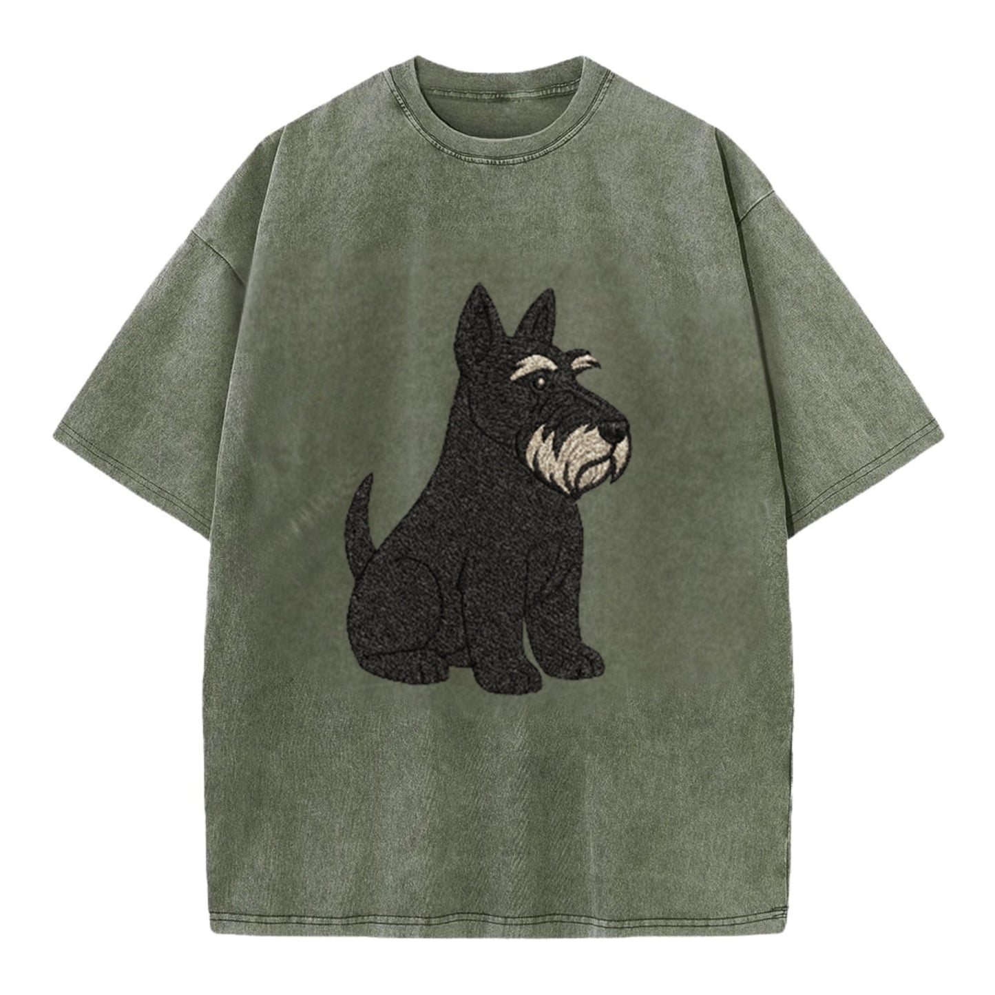 Scottish Terrier Black Sitting Pose Hat