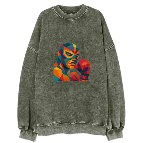 Masked Boxer Vintage Sweatshirt