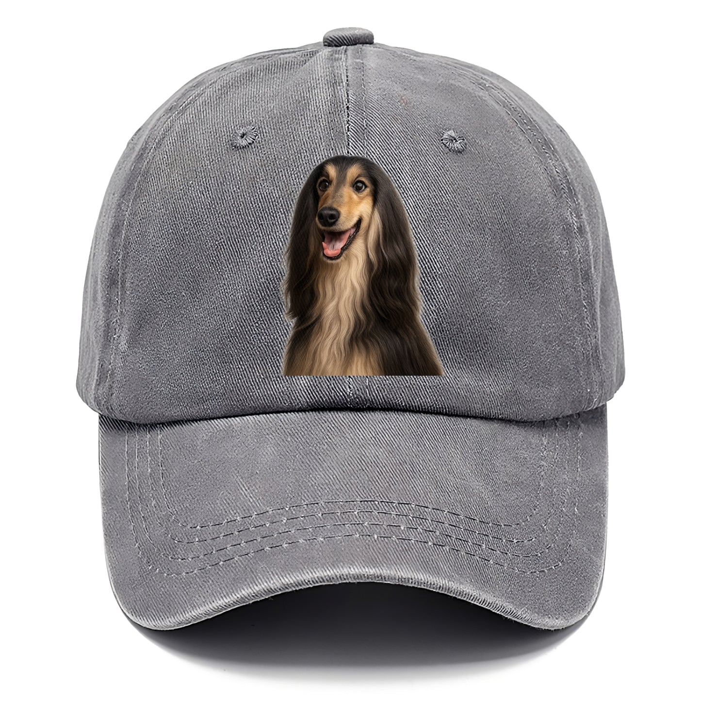 afghan hound portrait design Hat